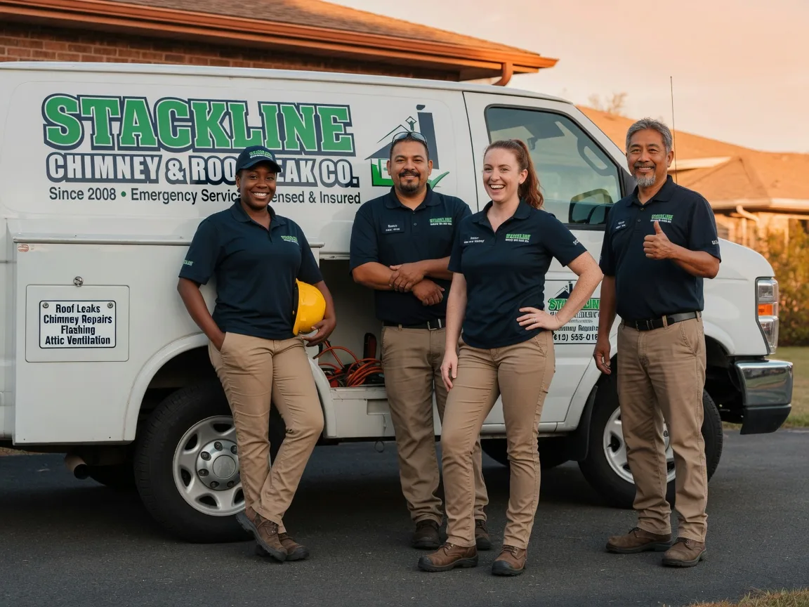 Chimney flashing repair company in Timblin, PA